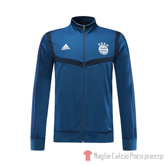 Giacca Bayern Munich 2019/2020 Blu e Nero - Clicca l'immagine per chiudere